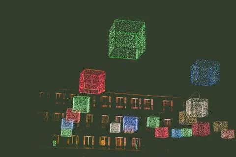 Christmas bokeh - abstract pattern Foto stock