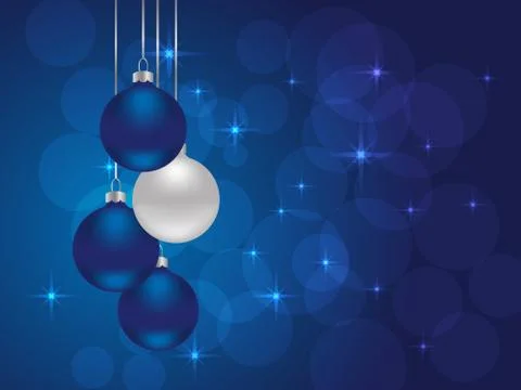 Christmas bokeh background Stock Illustration