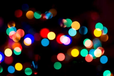 Christmas Bokeh Background Stock Photos