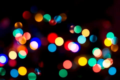Christmas Bokeh Background Stock Photos