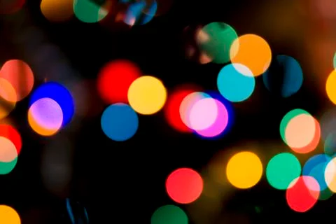 Christmas Bokeh Background Stock Photos
