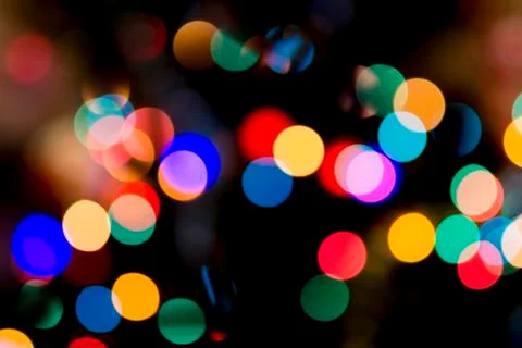Christmas Bokeh Background Stock Photos