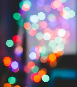 Christmas Bokeh Background Stock Photos