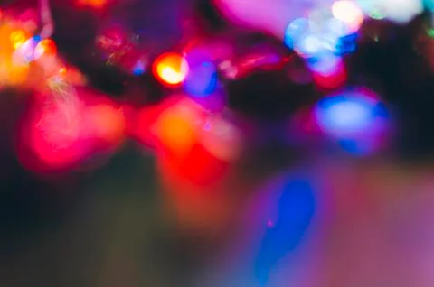 Christmas Bokeh Background Stock Photos