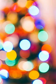 Christmas Bokeh Background Stock Photos