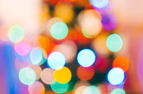 Christmas Bokeh Background Stock Photos