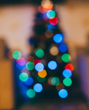 Christmas Bokeh Background Stock Photos