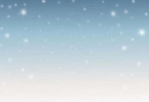 Christmas bokeh falling snow isolate on blue  background with sparkling  snow Illustrazione stock