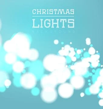 Christmas bokeh light. Stock Illustration