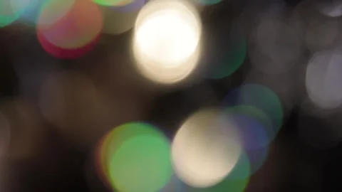 Christmas bokeh light overlay background video Vidéo 318201669