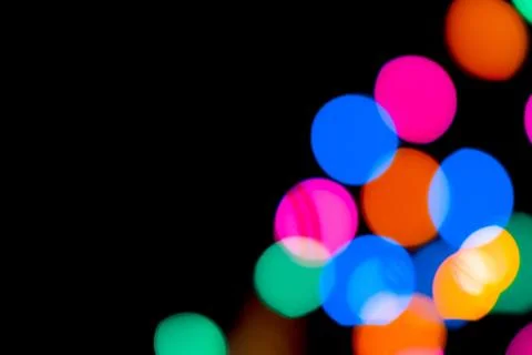 Christmas bokeh lights Stock Illustration