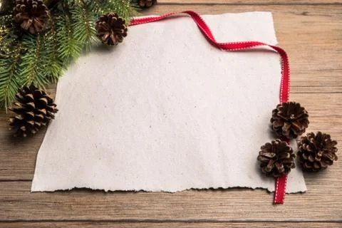 Christmas border design Stock Photos