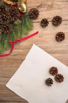Christmas border design Stock Photos