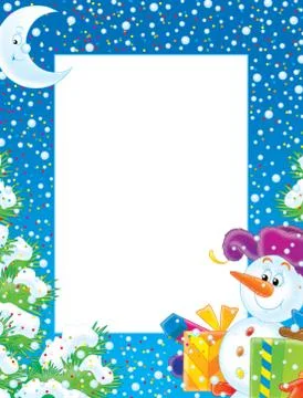 Christmas Border Stock Illustration