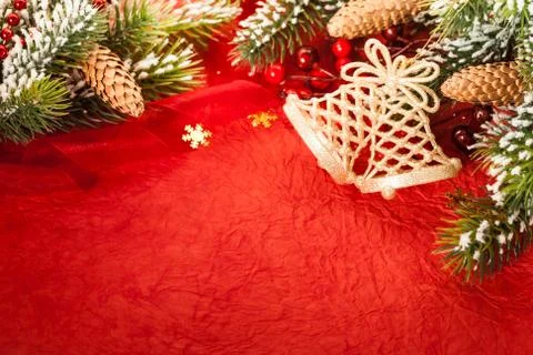 Christmas border Foto stock