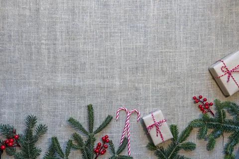 Christmas border Stock Photos