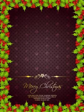 Christmas borders Stock Illustration