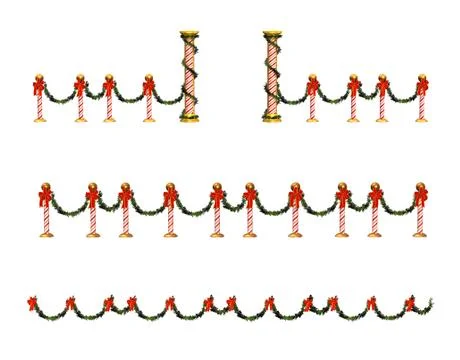 Christmas Borders Stock Illustration