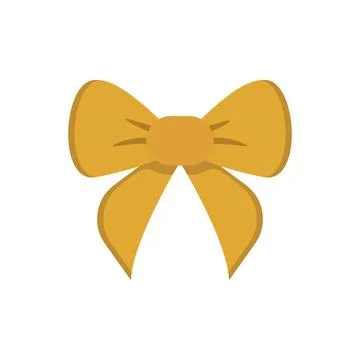 Christmas bow icon vector basic design simple and modern Stock Illustration