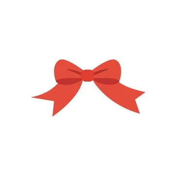 Christmas bow icon vector basic design simple and modern 스톡 일러스트