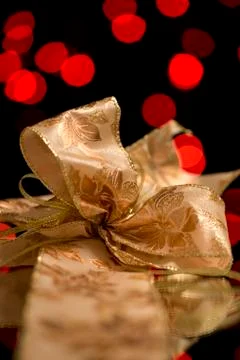 Christmas bow Foto stock