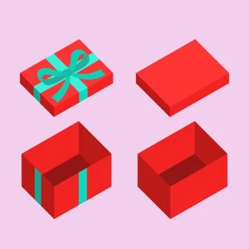 Christmas box Stock Illustration