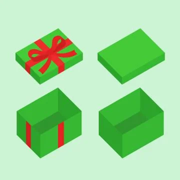 Christmas Box Stock Illustration