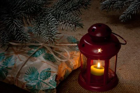 Christmas box Foto stock