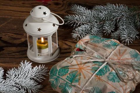 Christmas box Stock Photos