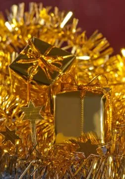 Christmas box Foto stock