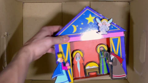 Christmas box1 Stock Footage 34276857