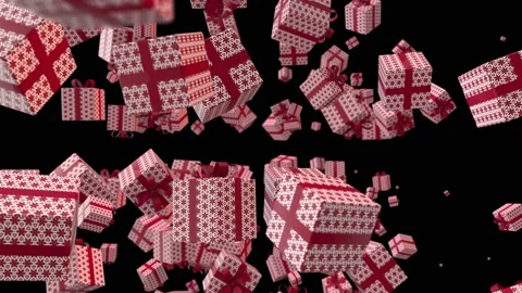 Christmas Boxes 스톡 동영상 145717997