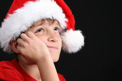 Christmas Boy Stock Photos