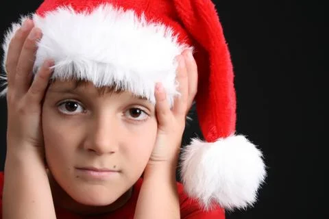 Christmas Boy Stock Photos