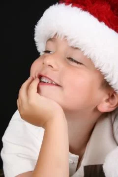 Christmas Boy Stock Photos