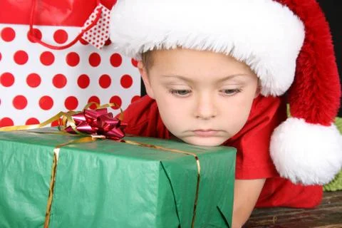 Christmas Boy Stock Photos