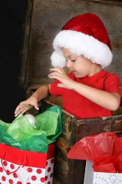 Christmas Boy Stock Photos