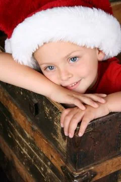 Christmas Boy Stock Photos