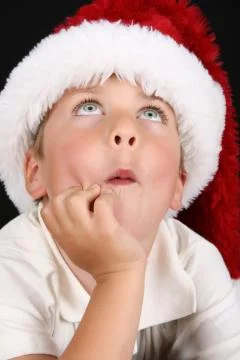 Christmas boy Foto stock