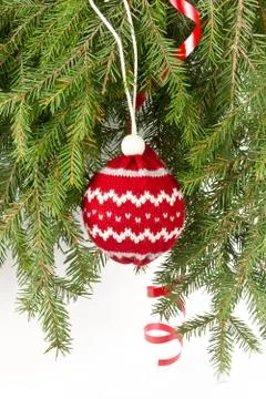 Christmas branch Stock Photos