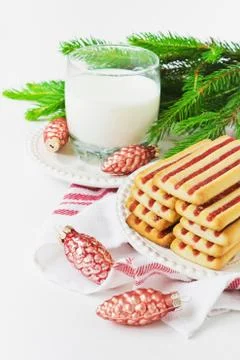 Christmas breakfast Stock Photos