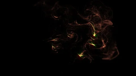 Christmas Bright Glow Flow Particles Transition Element Stock Footage 320515133
