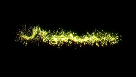 Christmas Bright Glow Particles Intro Element Stock Footage 321550166
