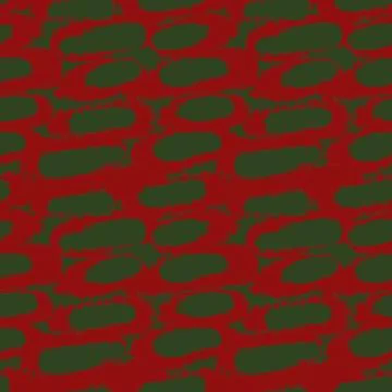 Christmas Brush Stroke Fur Seamless Pattern イラスト素材