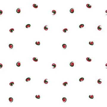 Christmas Brush Strokes Seamless Pattern Background Stock Illustration