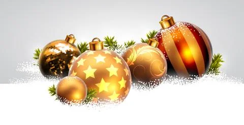 Christmas bubble design Stock Illustration