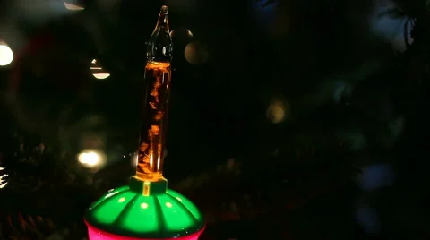 Christmas Bubble Lights Stock-Footage 54052139