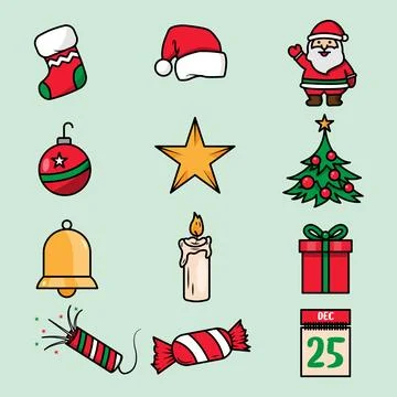 Christmas Bundle Stock Illustration