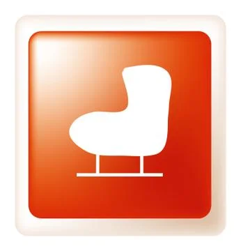 Christmas button Stock Illustration