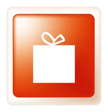 Christmas button Stock Illustration